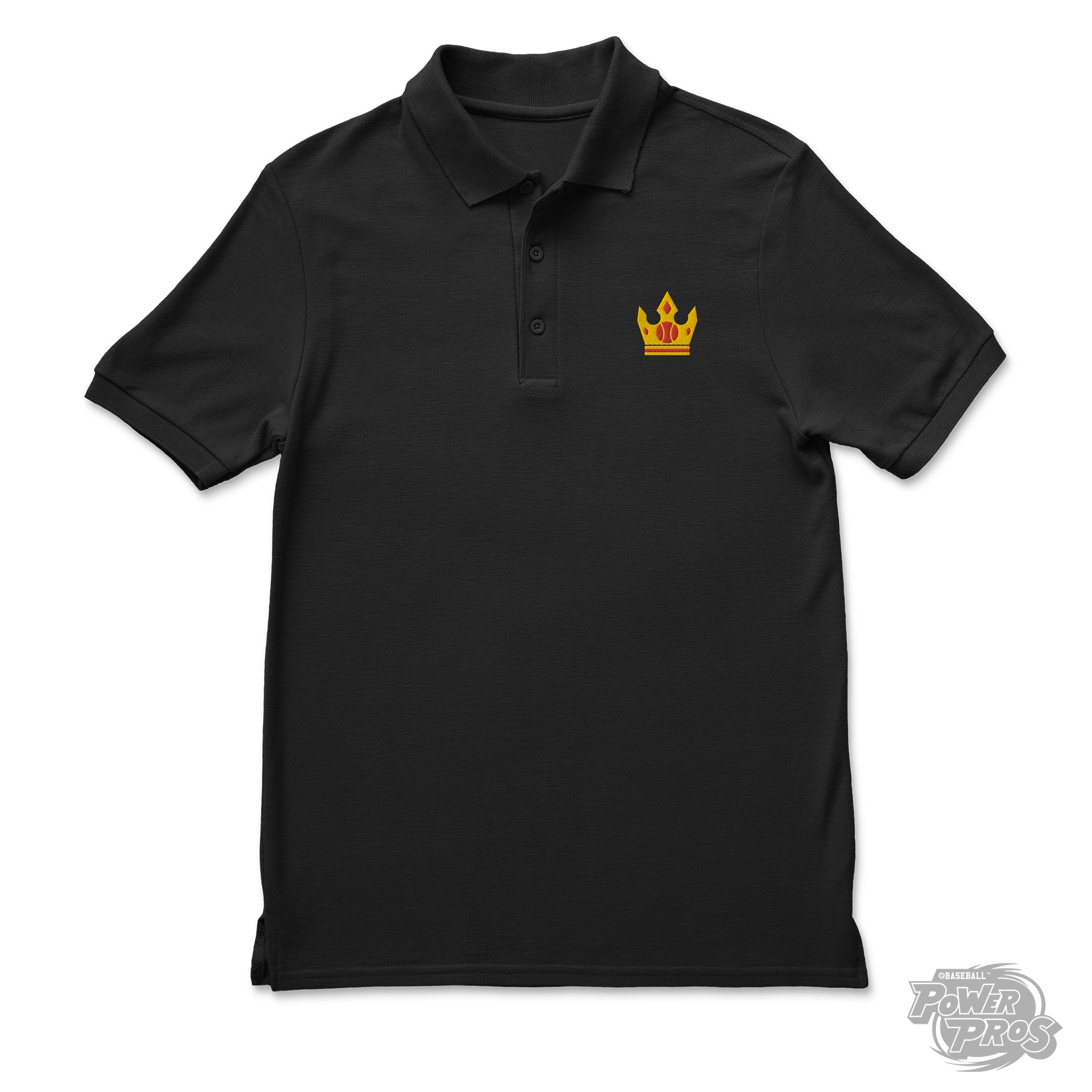 Baseball King Crown polo t-shirt