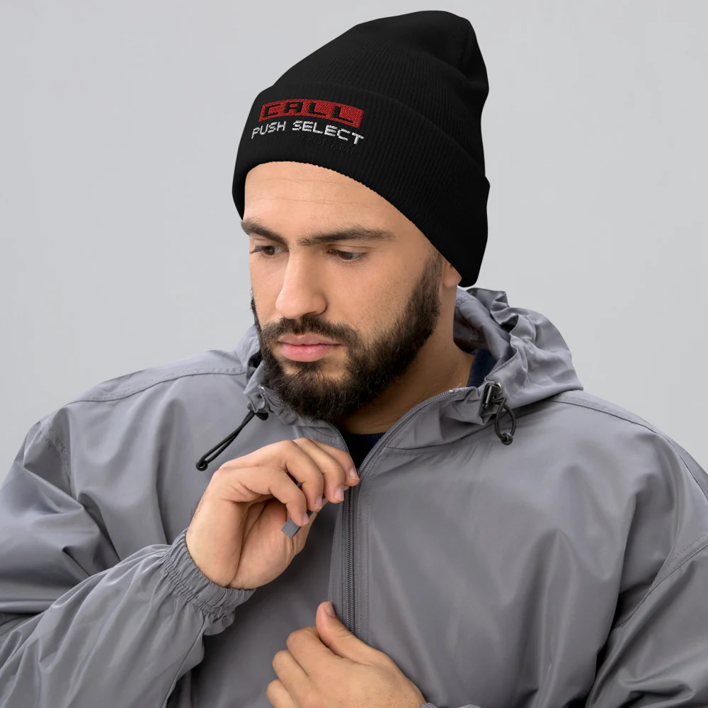 Call Incoming Embroidered Beanie - Image 3