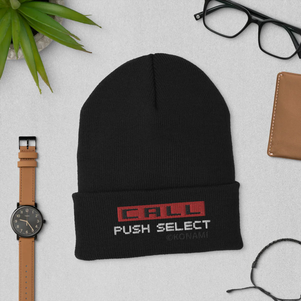 Call Incoming Embroidered Beanie - Image 4