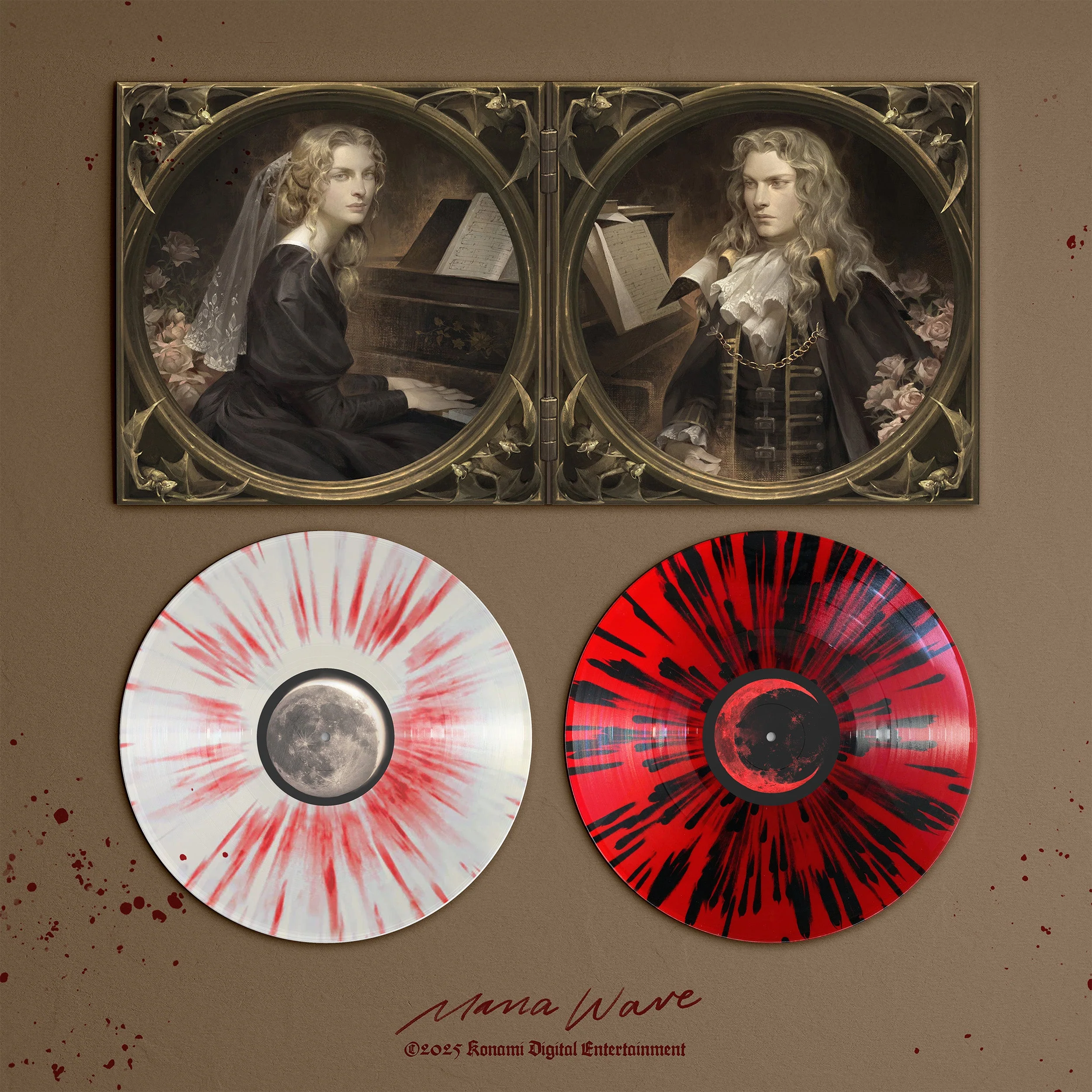 Castlevania: Piano Collections 2xLP [OKS GEAR Exclusive Blood Spatter Variant] - Image 4