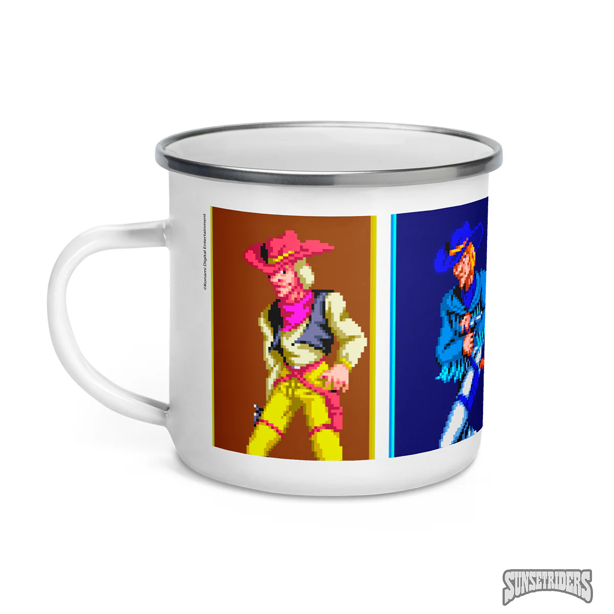 Sunset Riders Enamel Mug - Image 3