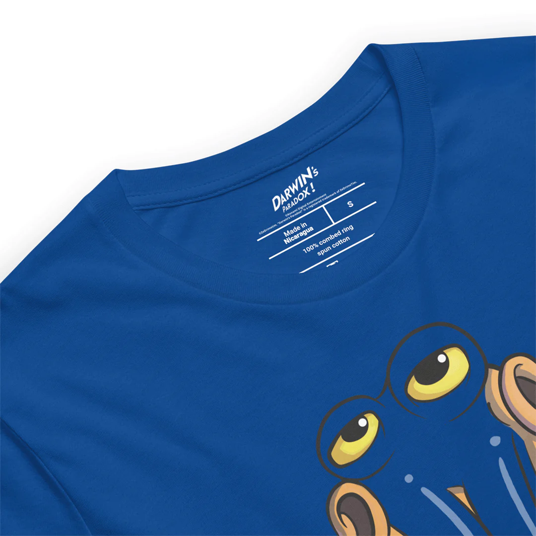 Darwins’s Camouflage T-Shirt (Blue) - Image 3