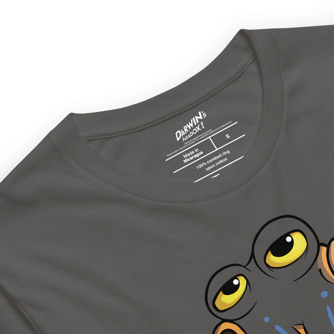 Darwins’s Camouflage T-Shirt (Gray) - Image 3