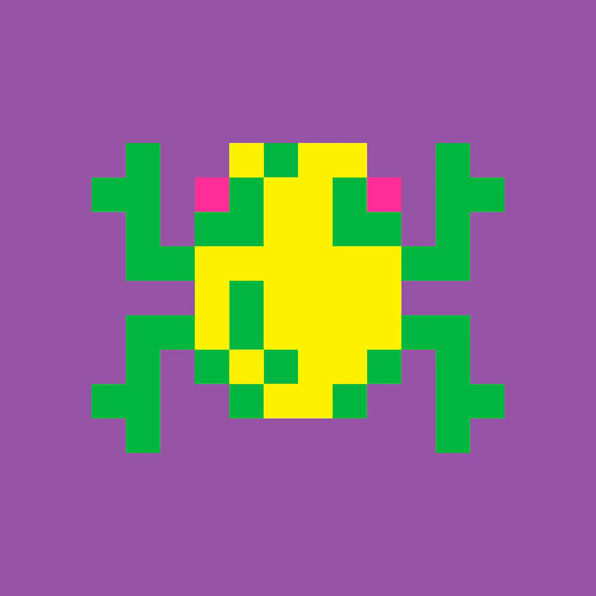 Frogger Purple Pillow - Image 3