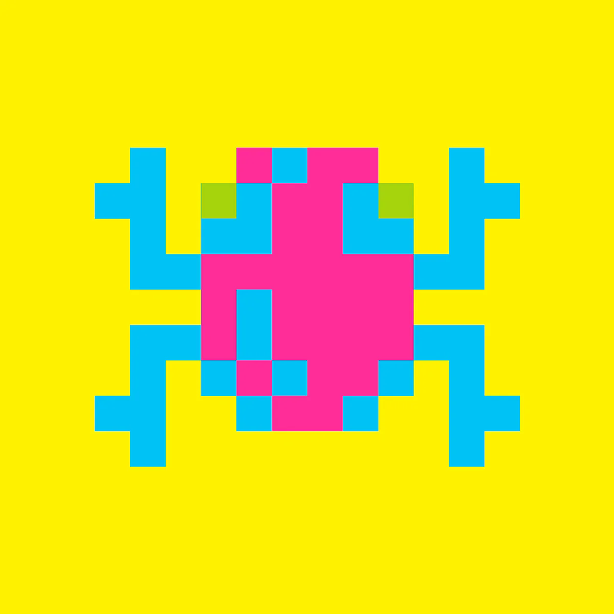 Frogger Yellow Pillow - Image 3