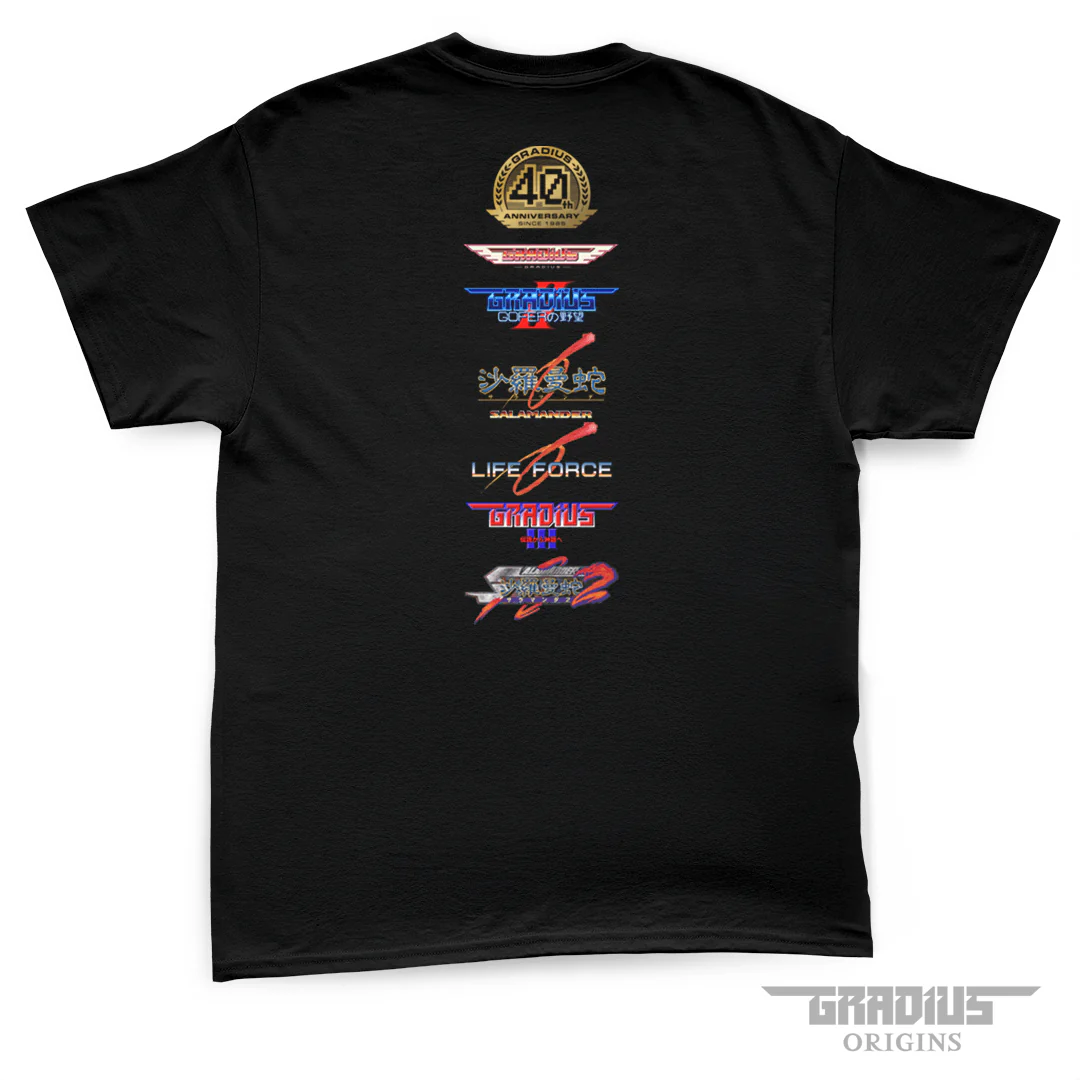 Gradius Origins Logos T Shirt - Image 2