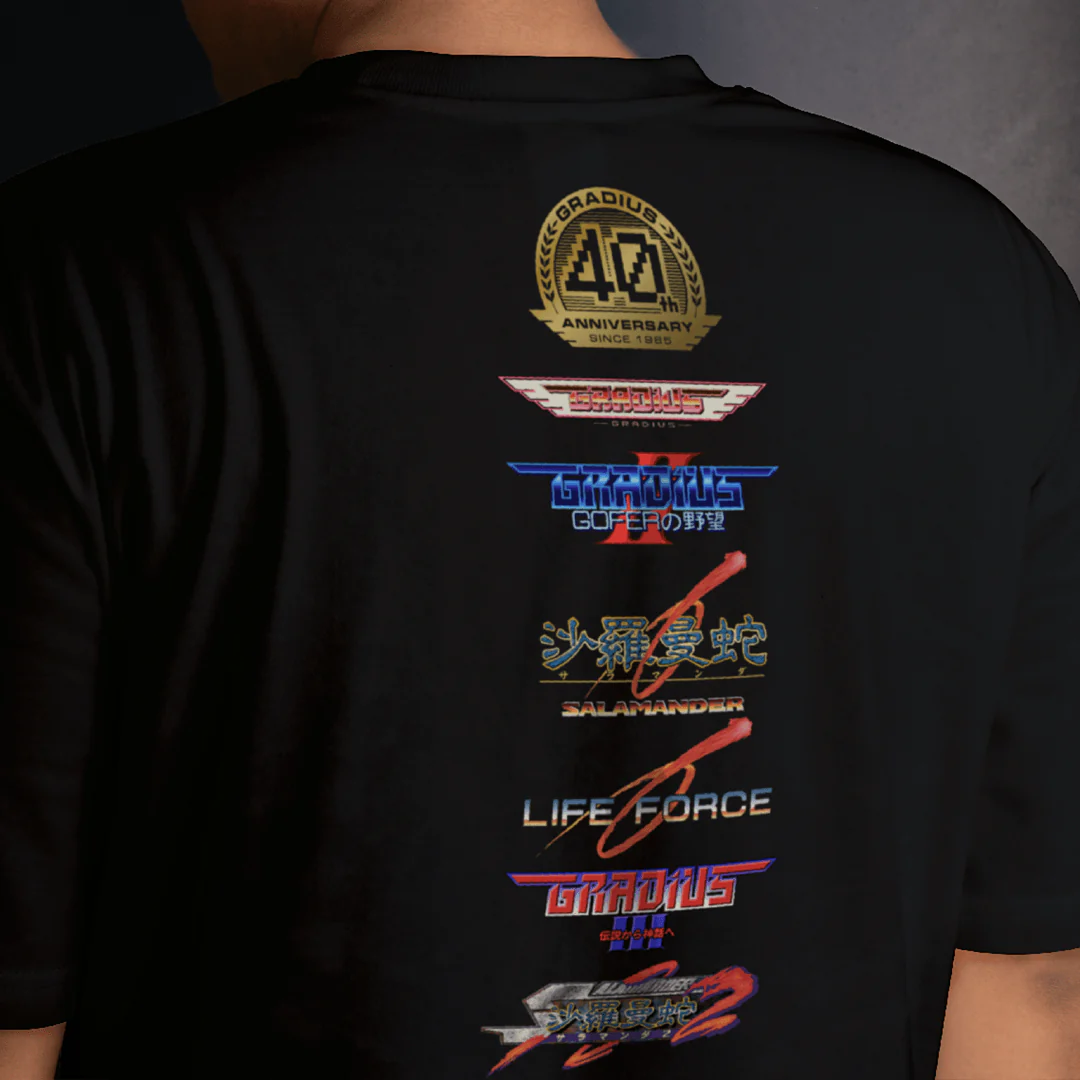 Gradius Origins Logos T Shirt - Image 4