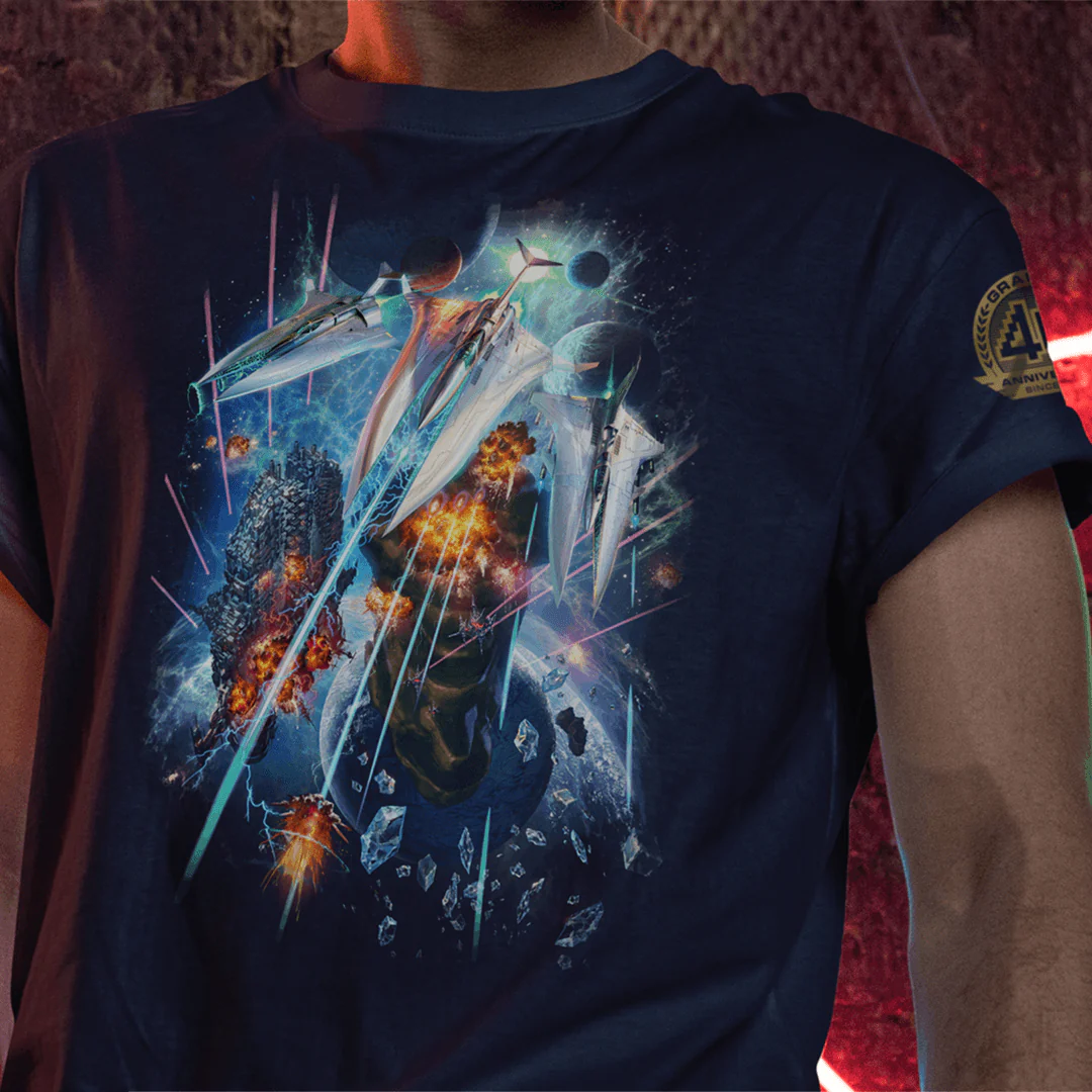 Gradius Origins Key Art T-shirt - Image 3