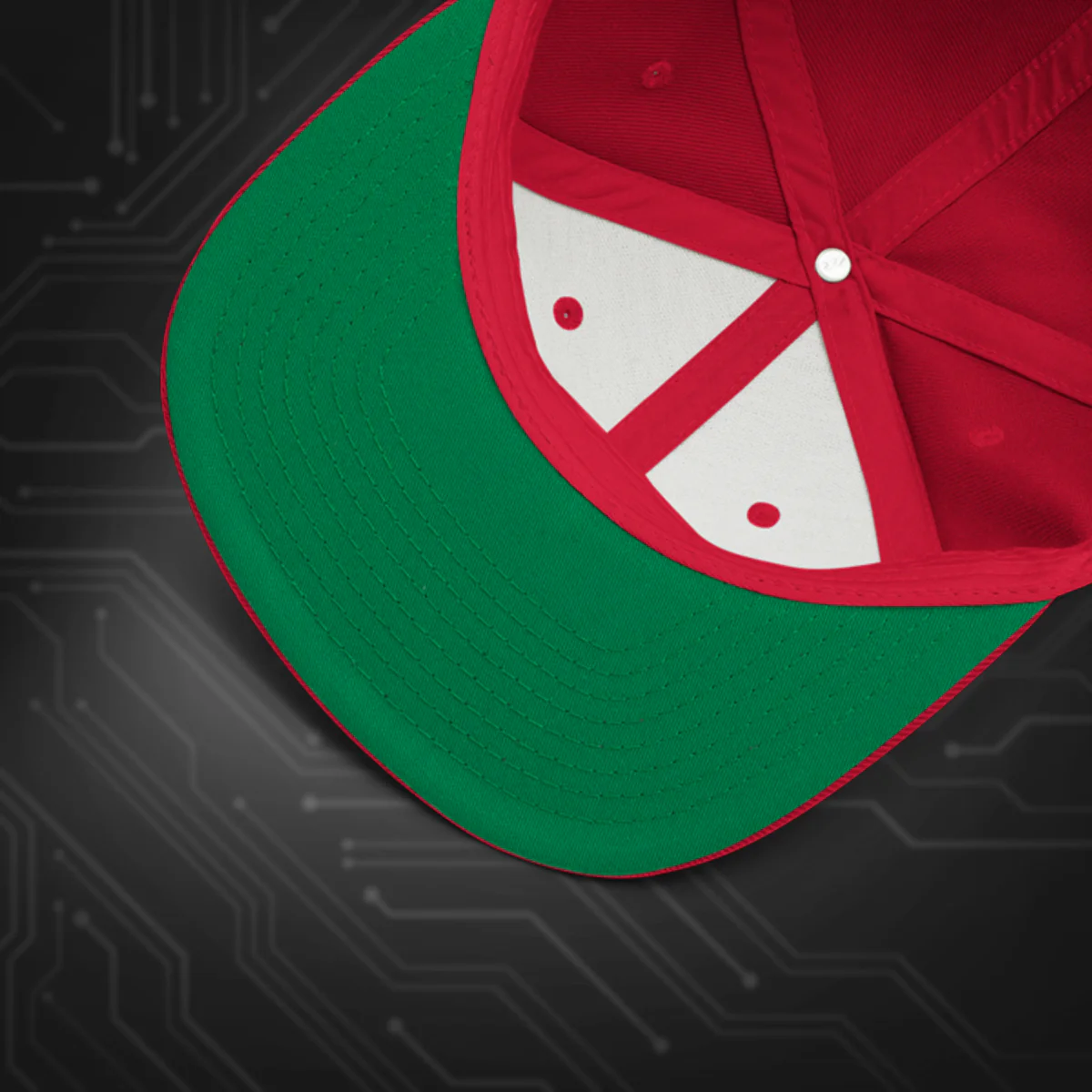 ↑↑↓↓←→←→BA (RED) Hat - Image 3
