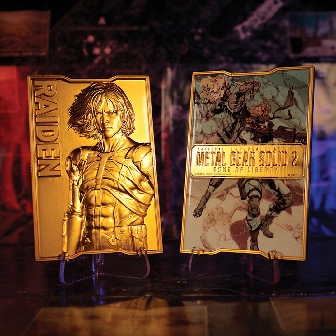 Metal Gear Solid 2: 24k Gold Plated Raiden Ingot - Image 2