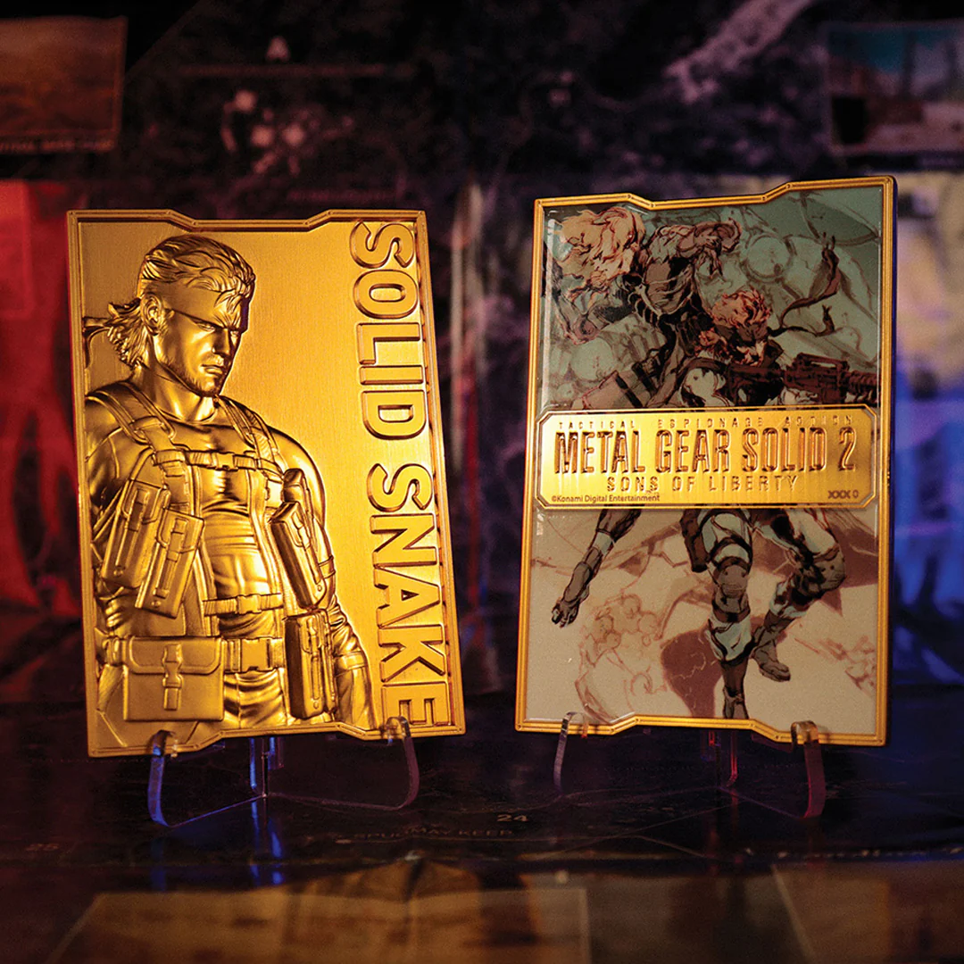 Metal Gear Solid 2: 24k Gold Plated Snake Ingot - Image 2