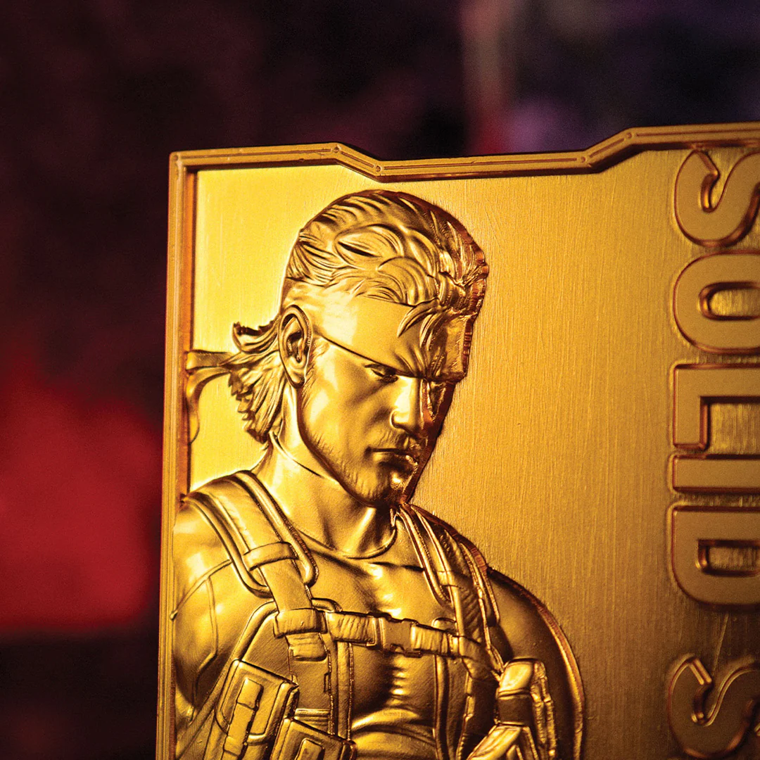 Metal Gear Solid 2: 24k Gold Plated Snake Ingot - Image 6