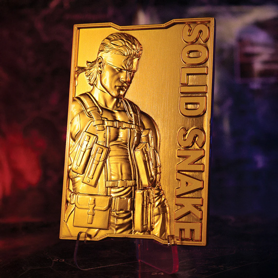 Metal Gear Solid 2: 24k Gold Plated Snake Ingot - Image 7