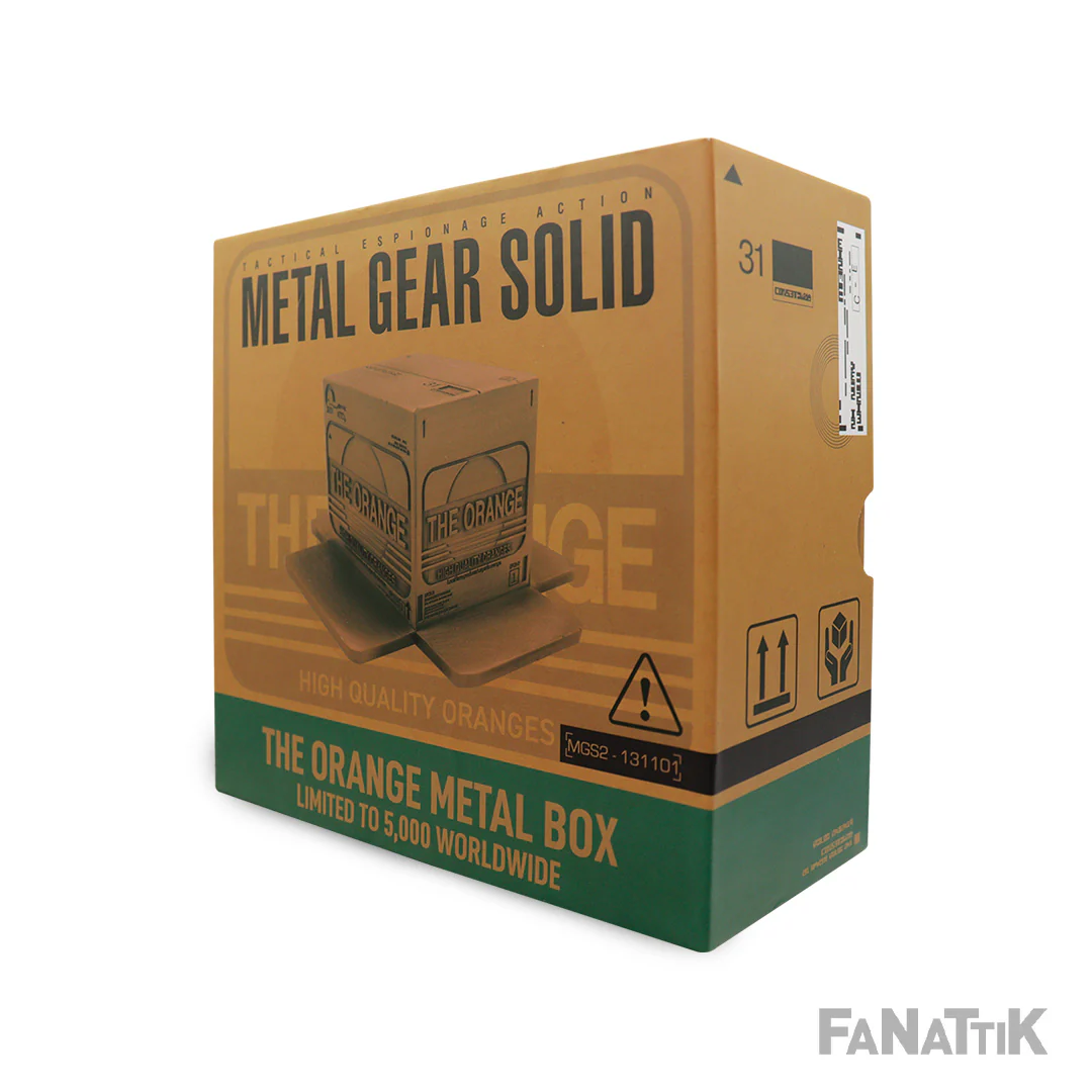 Metal Gear Solid 2: Replica Antique Gold Plated Cardboard Box - Image 3