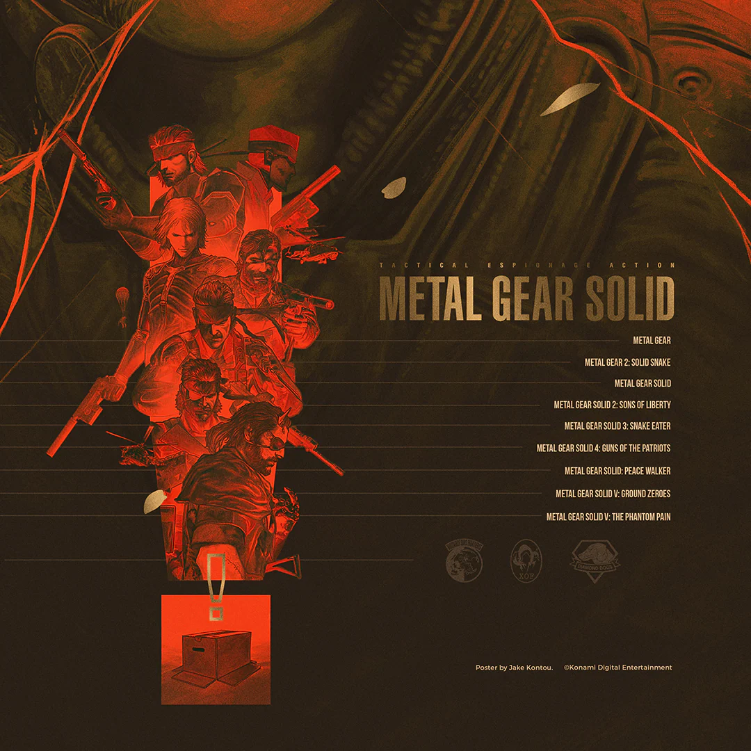 METAL GEAR SOLID Legacy Poster Color Variant [EXCLUSIVE OKS GEAR EDITION] - Image 3
