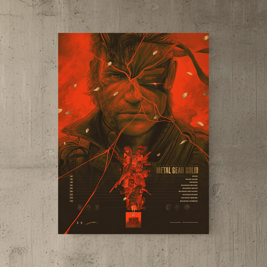 METAL GEAR SOLID Legacy Poster Color Variant [EXCLUSIVE OKS GEAR EDITION] - Image 4