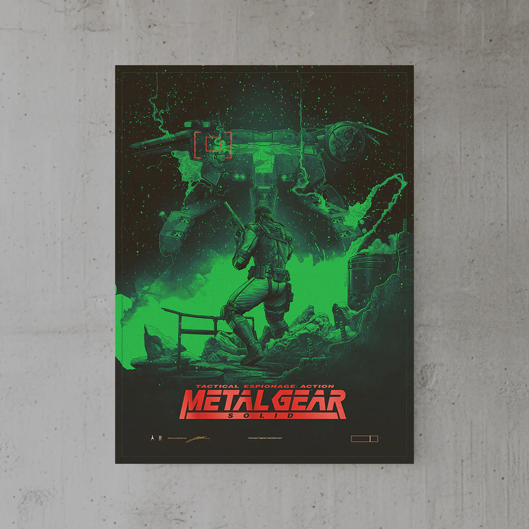 METAL GEAR SOLID Poster Color Variant [EXCLUSIVE OKS GEAR EDITION] - Image 4