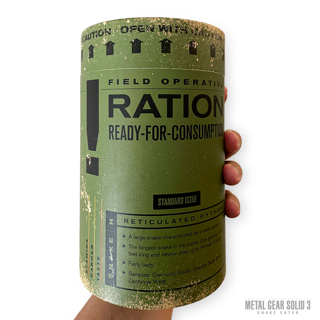 MGS3 Snake Ration Plushie - Image 7