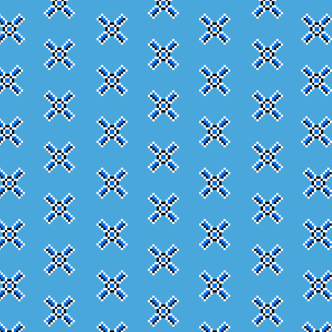 Cross Pixel Pillow - Image 2
