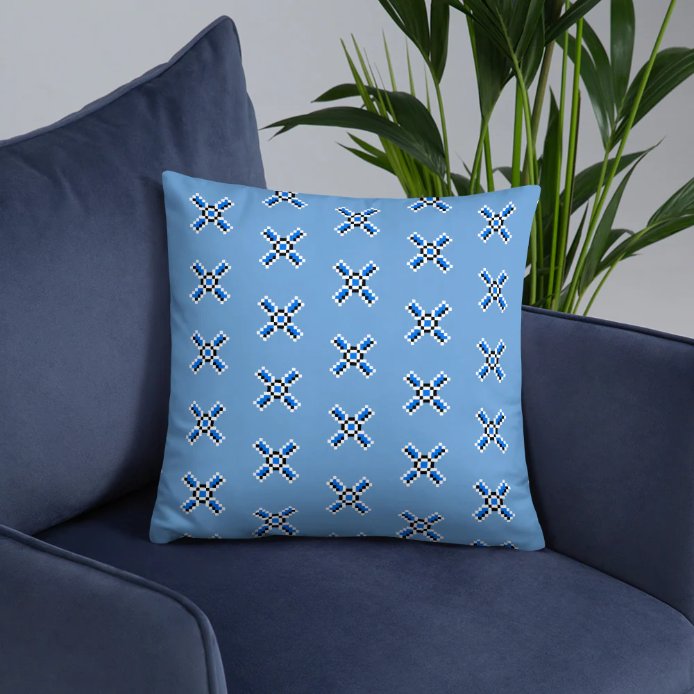 Cross Pixel Pillow - Image 4
