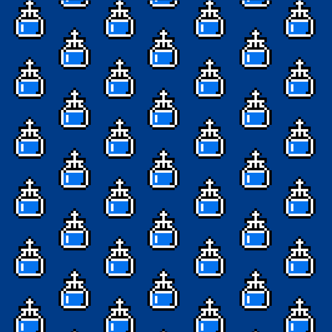 Holy Water Pixel Pillow - Image 3