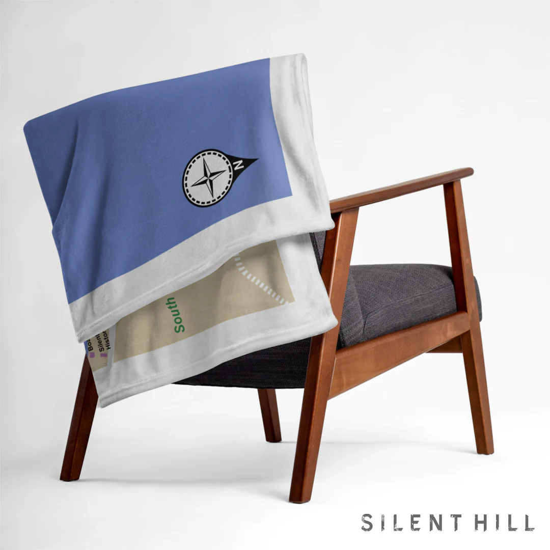 SILENT HILL 2 Map Throw Blanket - Image 3