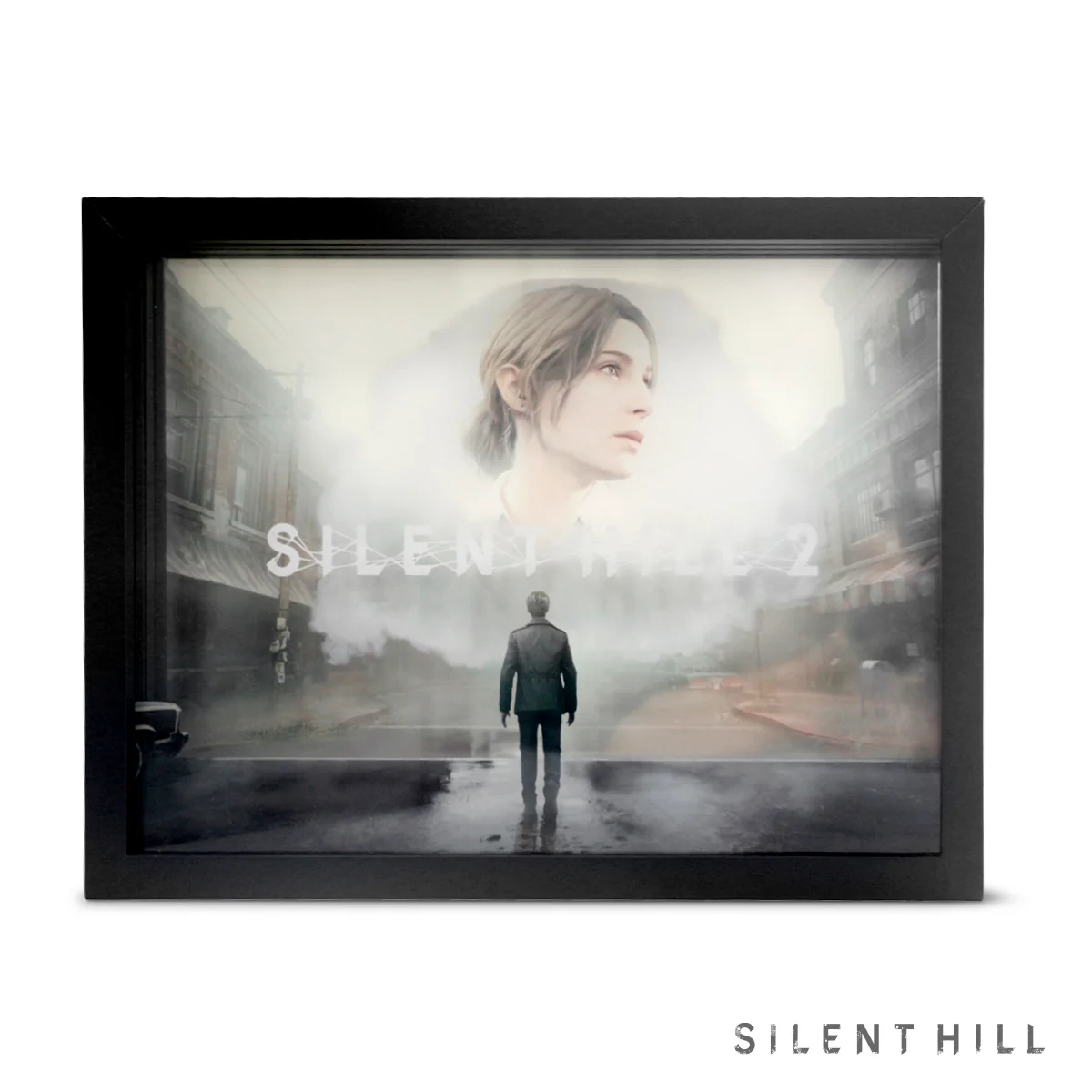 Silent Hill 2 Remake Key Art Shadowbox