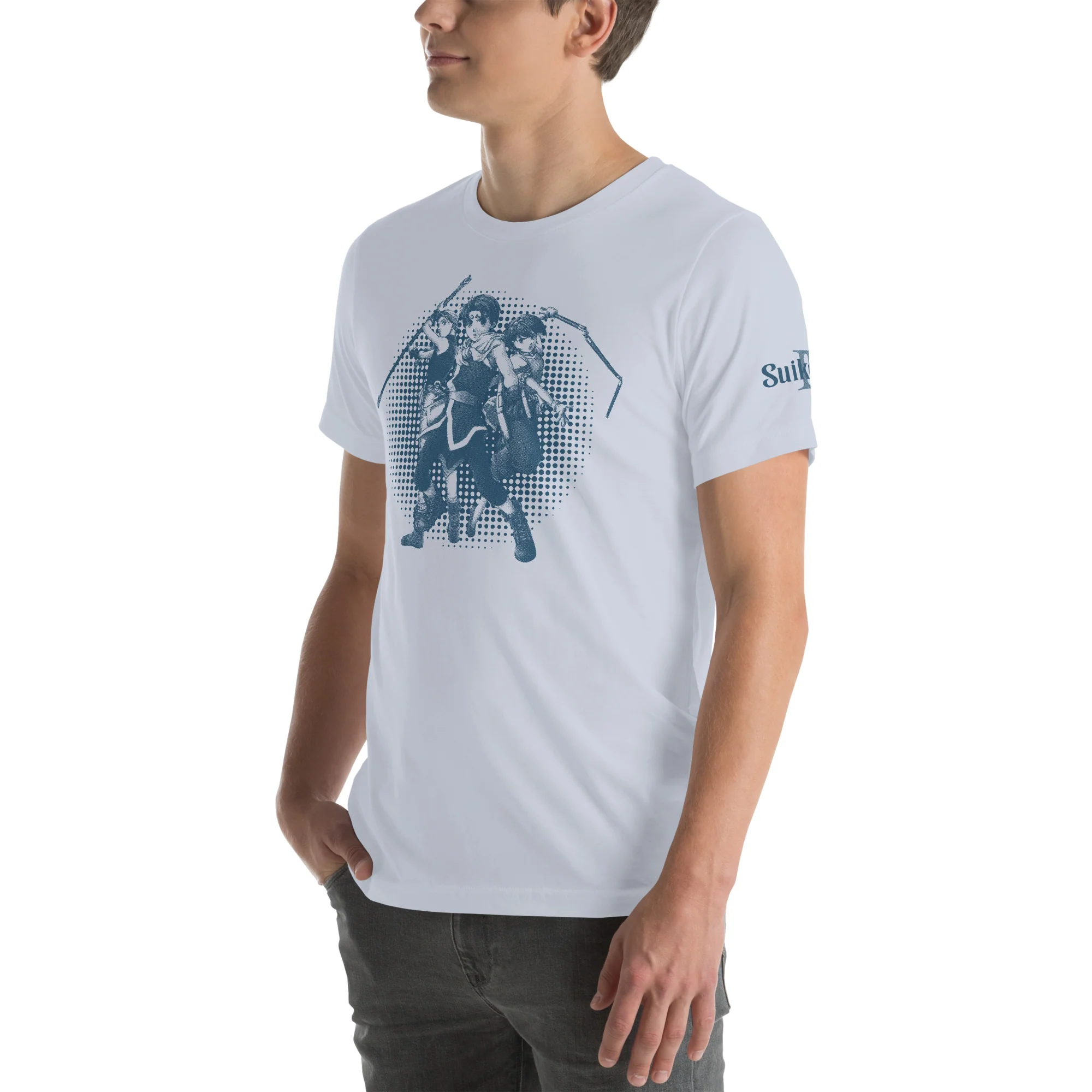 Suikoden II Halftone Heroes T-Shirt - Image 4