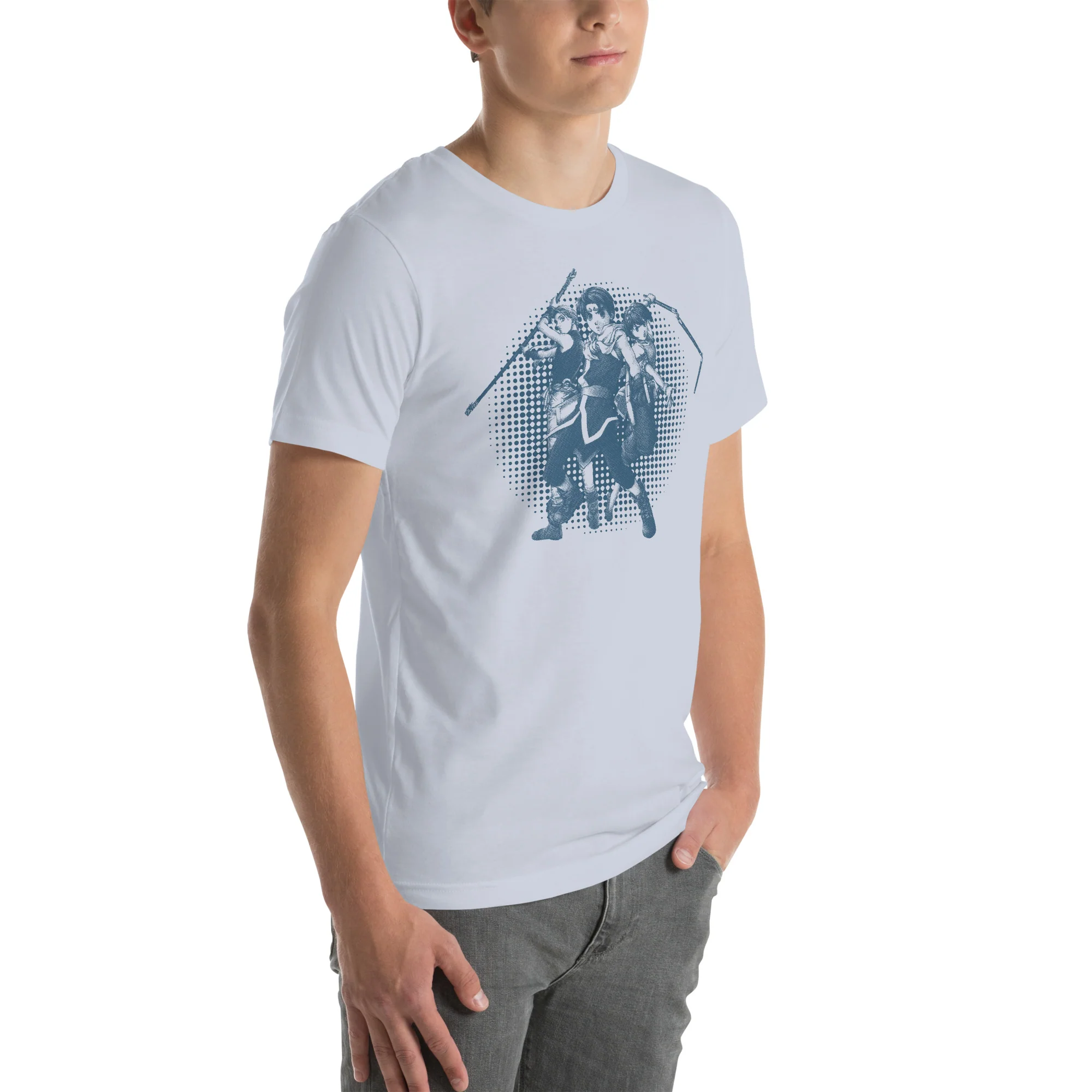 Suikoden II Halftone Heroes T-Shirt - Image 6
