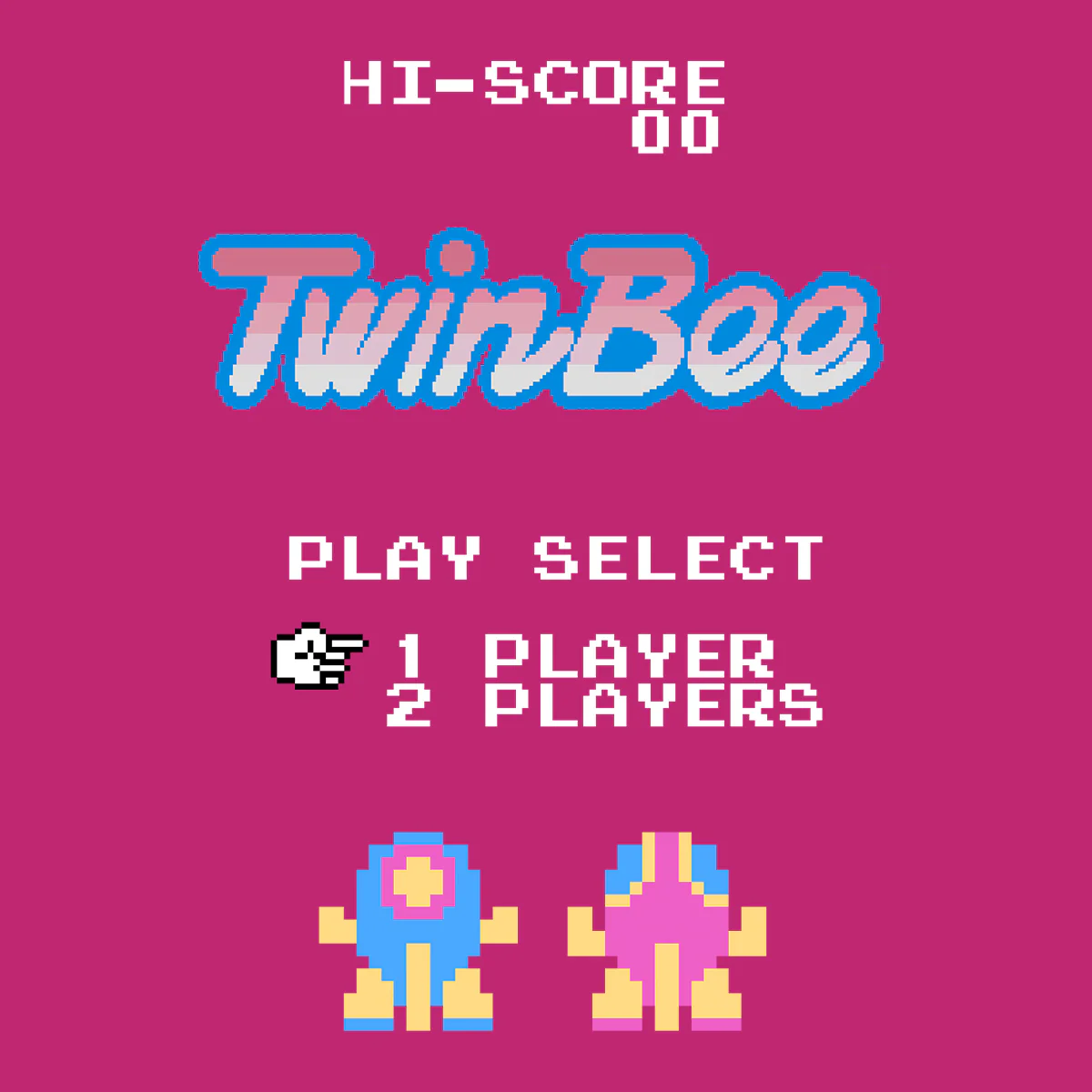 TwinBee Play Select (MAGENTA) T-Shirt - Image 2