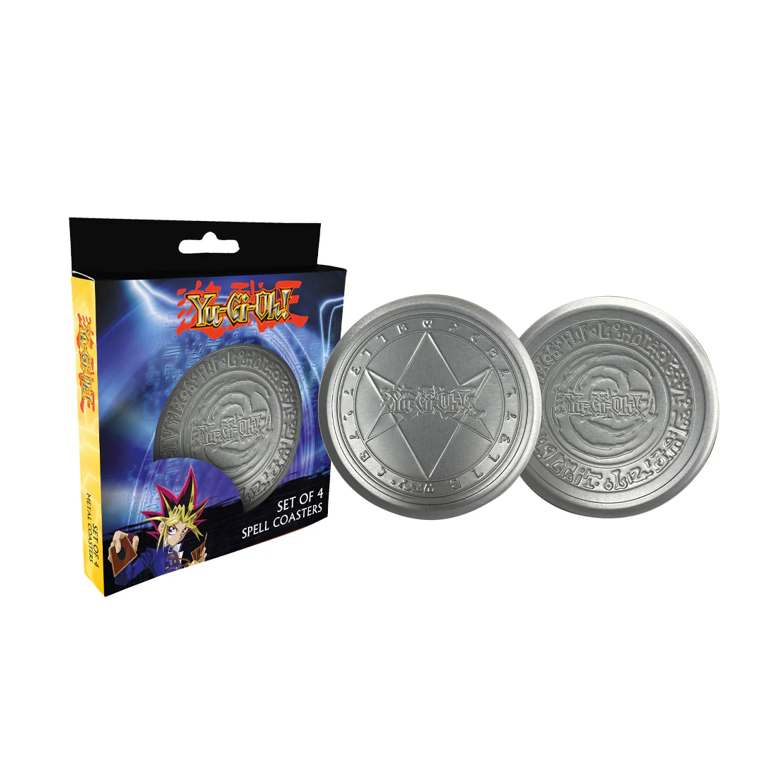 Yu-Gi-Oh! Set of 4 Embossed Metal Coasters
